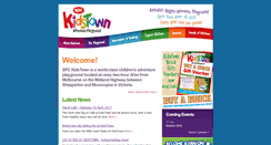Desktop Screenshot of kidstown.org.au