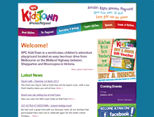 Tablet Screenshot of kidstown.org.au